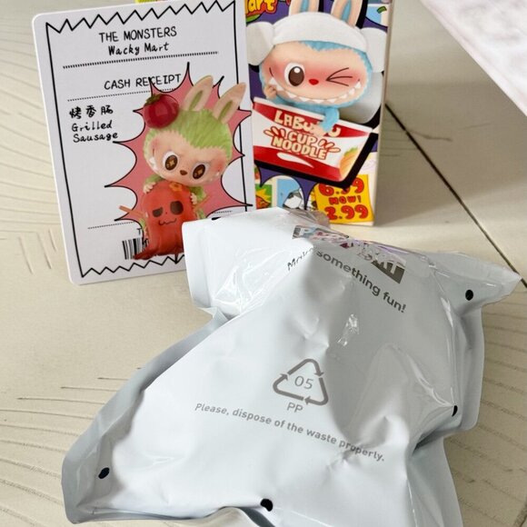Pop Mart Labubu The Monsters Wacky Mart – “Grilled Sausage” Figure NEW + SEALED - Picture 3 of 9